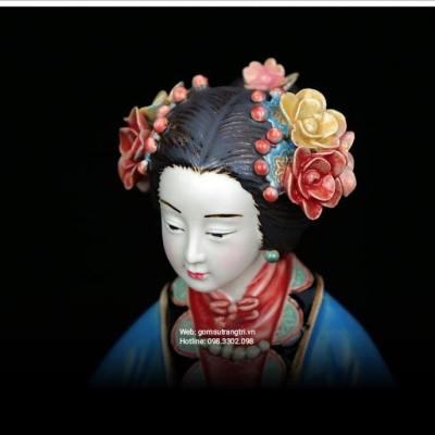 TƯỢNG MẪU TỬ GỐM SỨ THỦ CÔNG